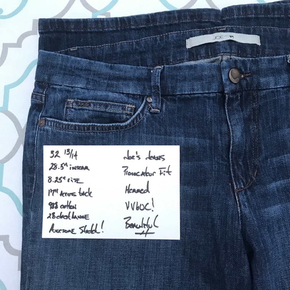 💙👖JOE’S JEANS! PROVOCATEUR FIT👖💙32 13/14 28.5” - Picture 2 of 8